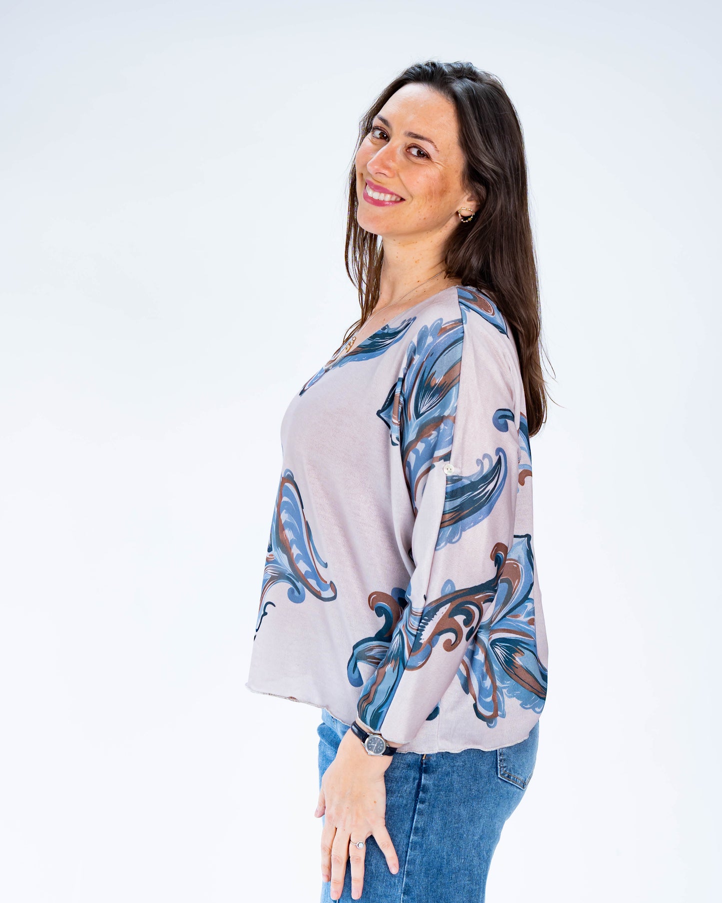 Polera Hilo Mirtha Beige