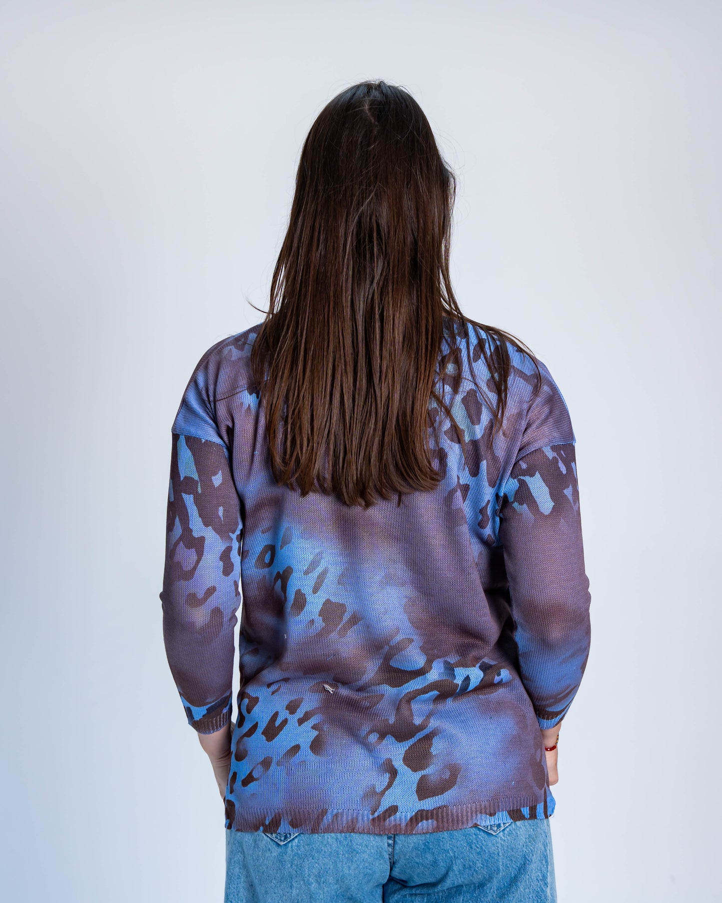 Sweater Hilo Jazmín Azul