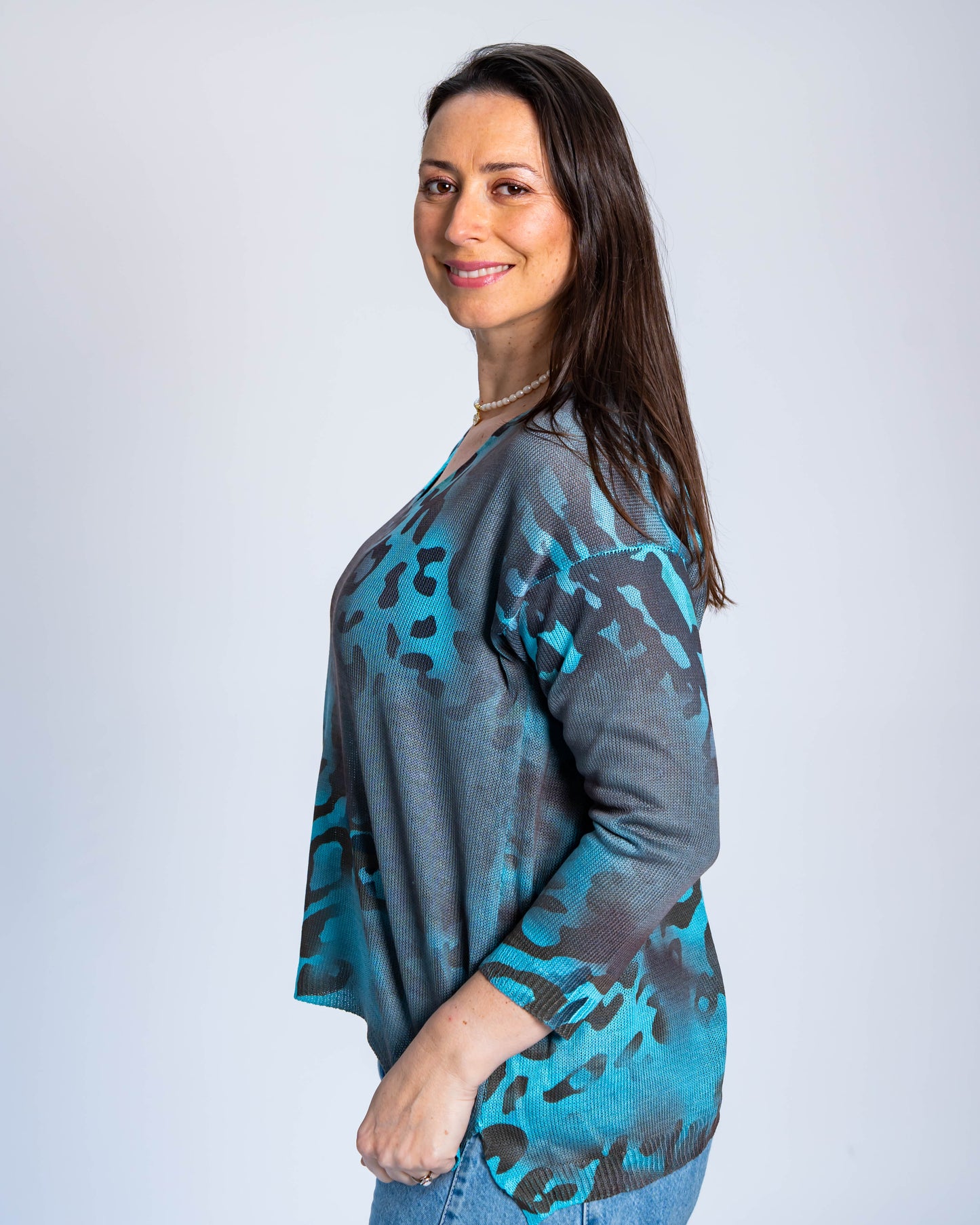 Sweater Hilo Jazmín Celeste