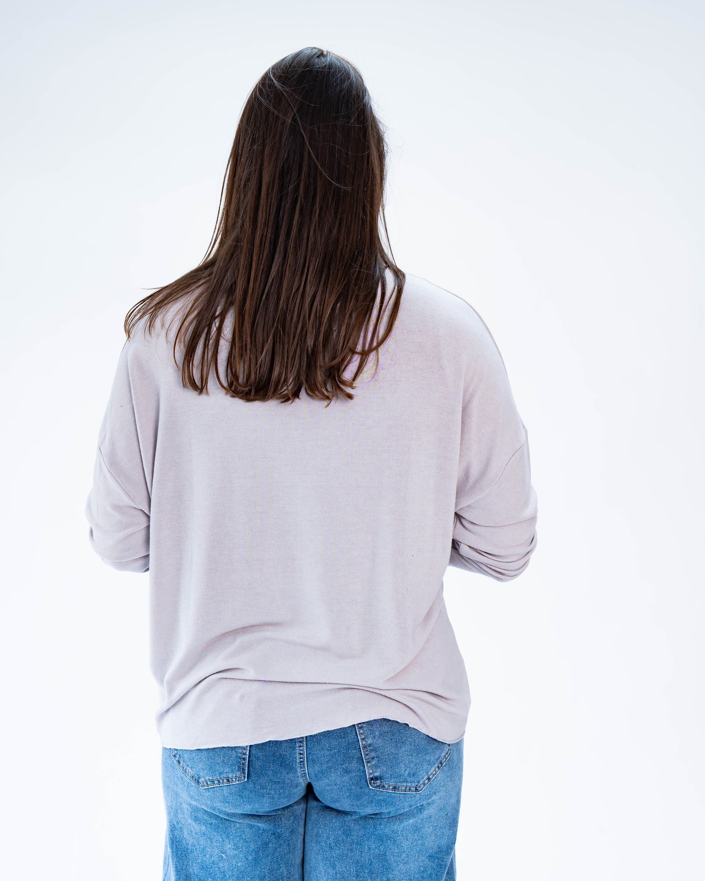 Polera Hilo Liso Miriam Gris