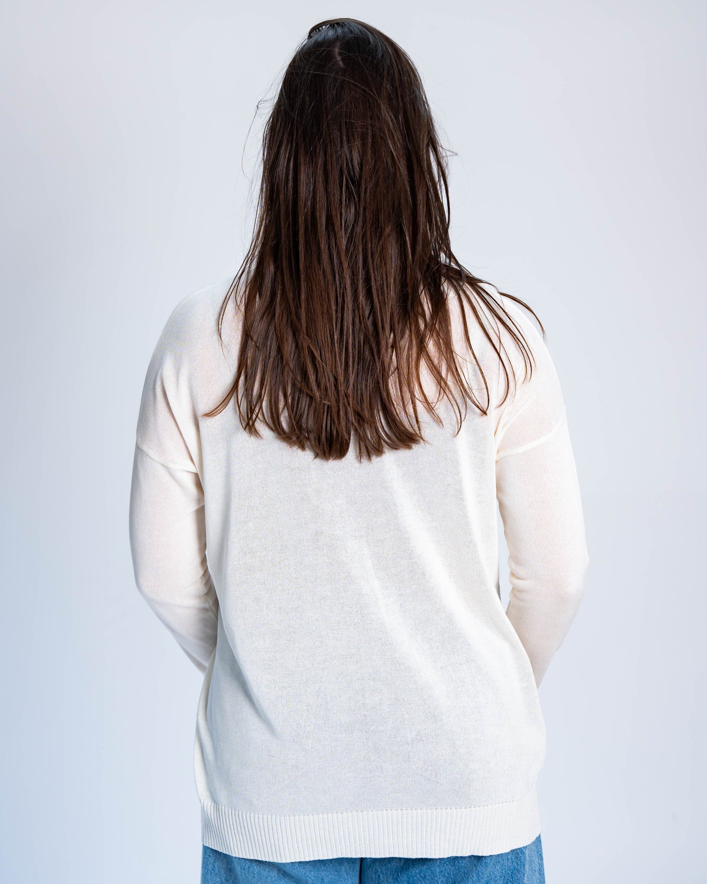 Sweater Anaís Dorado Blanco