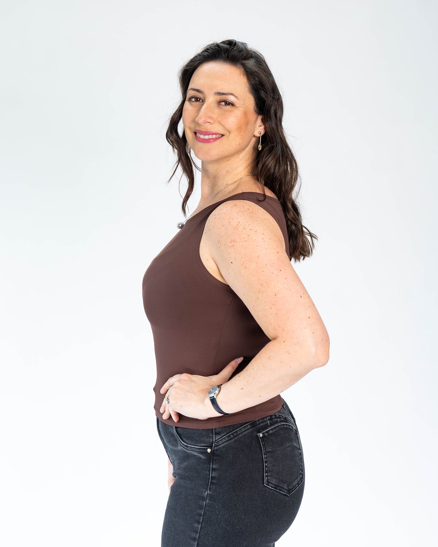 Polera Básica Isabella Chocolate