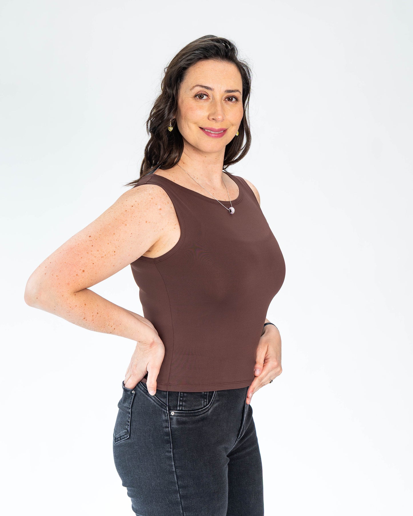 Polera Básica Isabella Chocolate