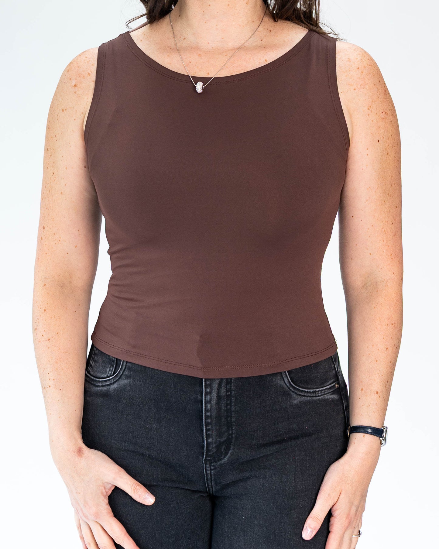 Polera Básica Isabella Chocolate