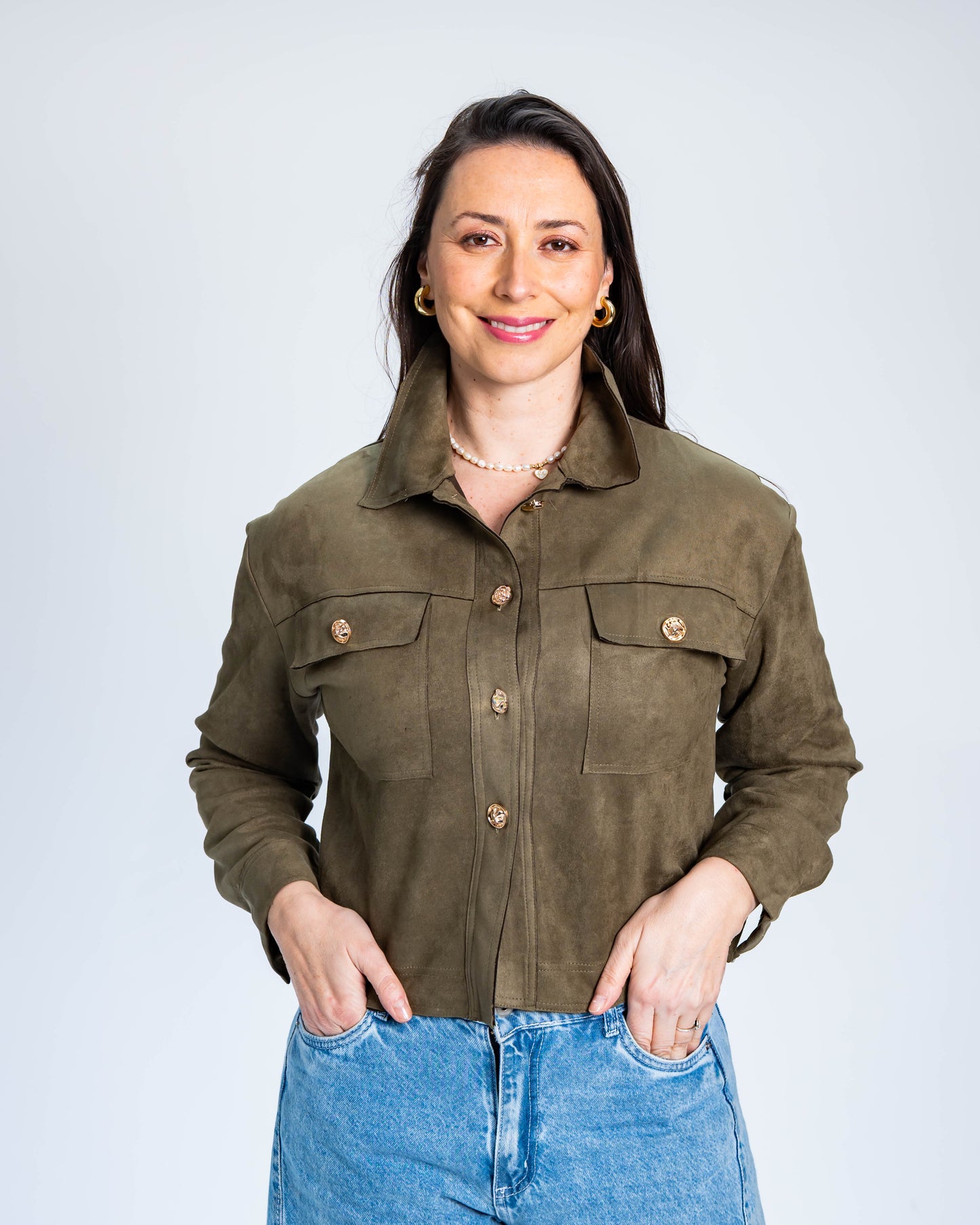 Chaqueta Sophia Gold Verde