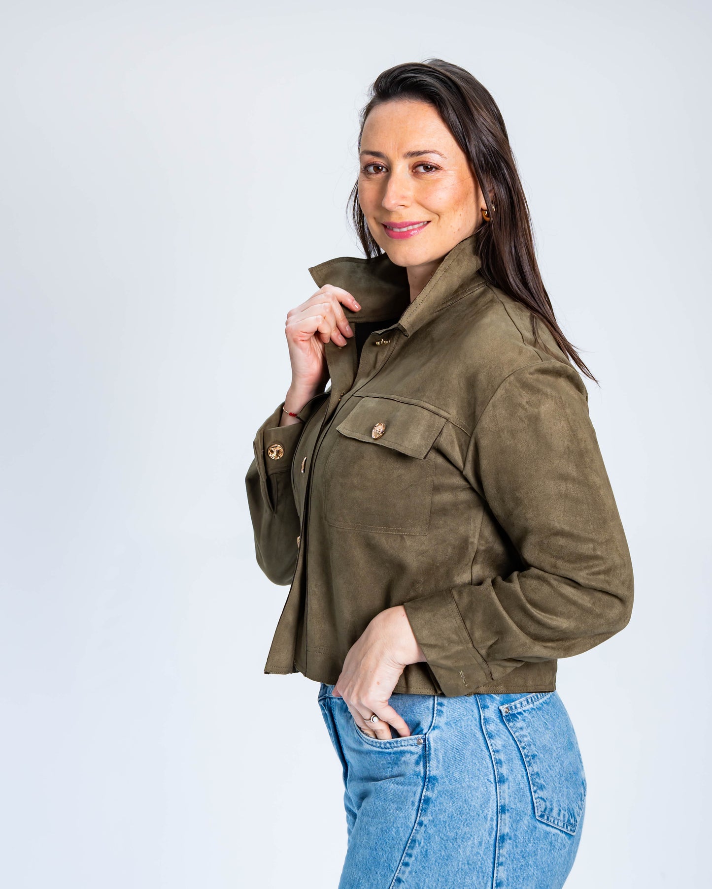 Chaqueta Sophia Gold Verde
