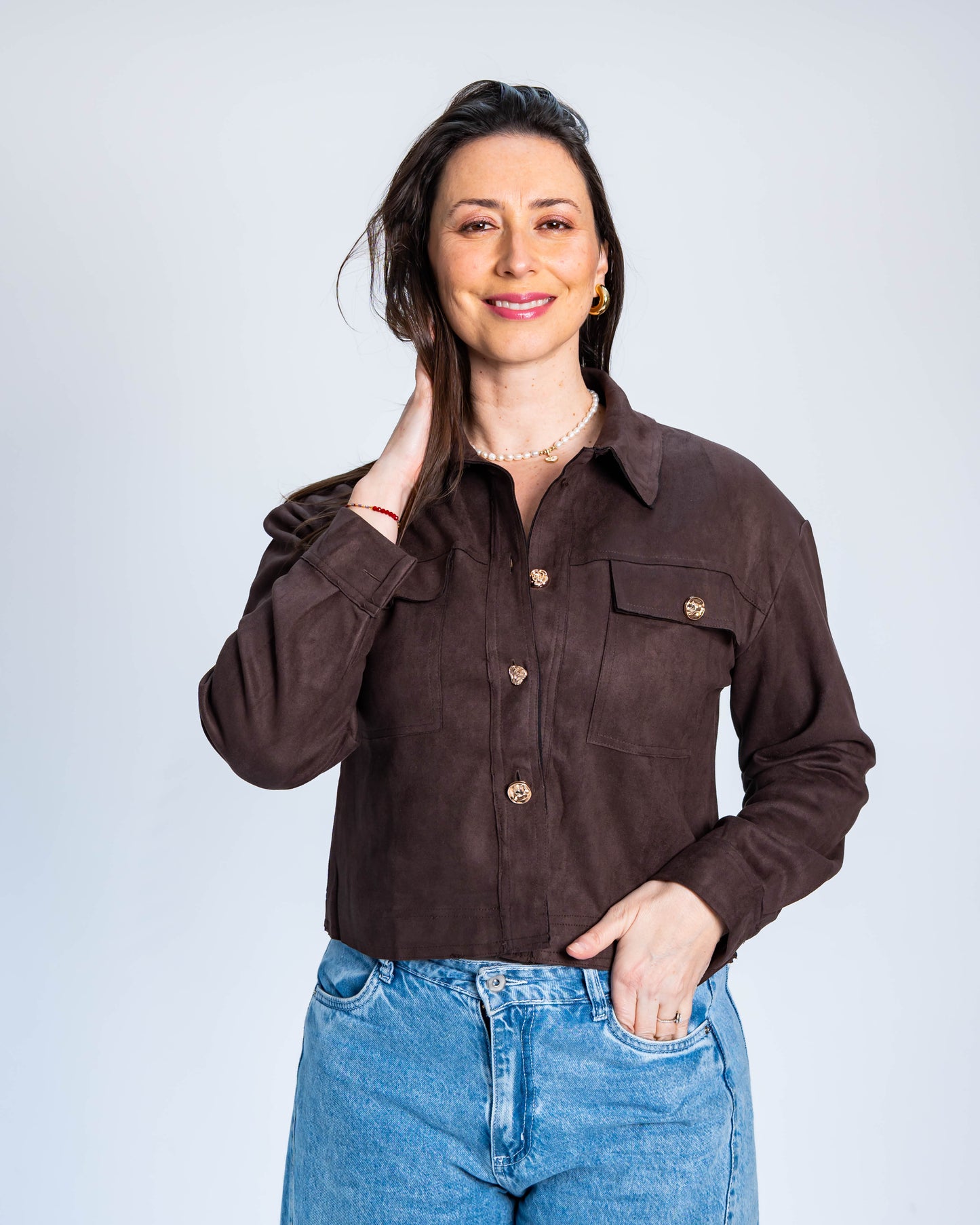 Chaqueta Sophia Gold Chocolate