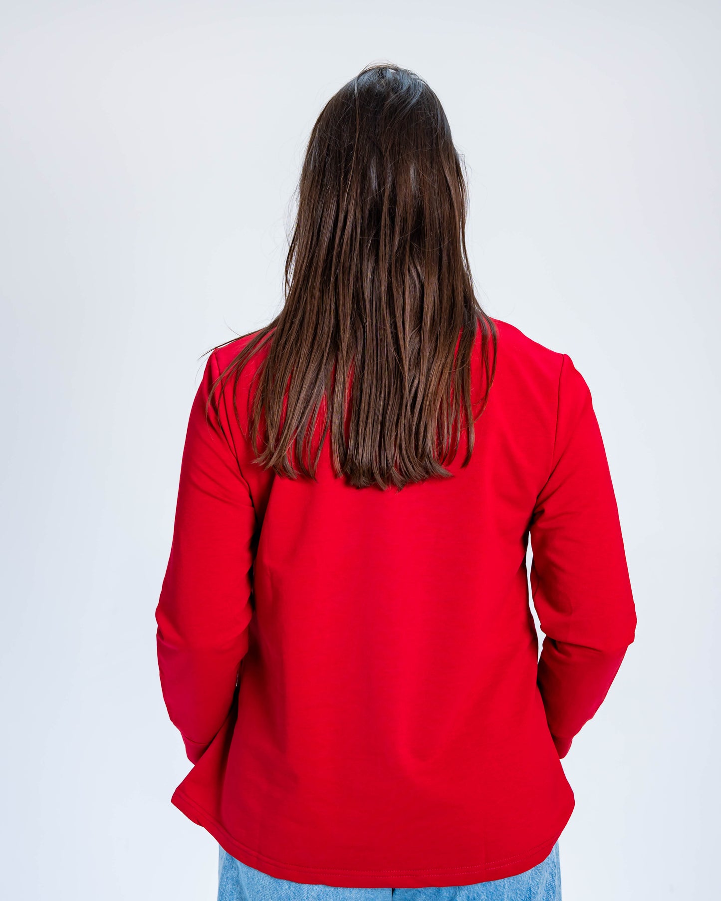 Polerón Tachas Love Rojo