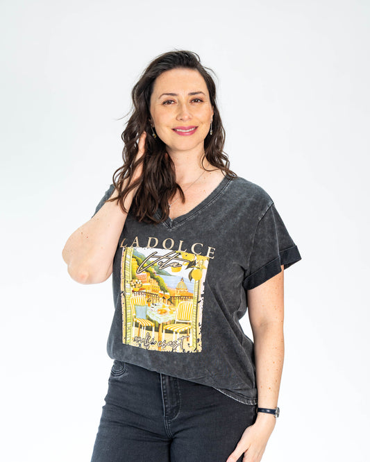 Polera La Dolce Negro