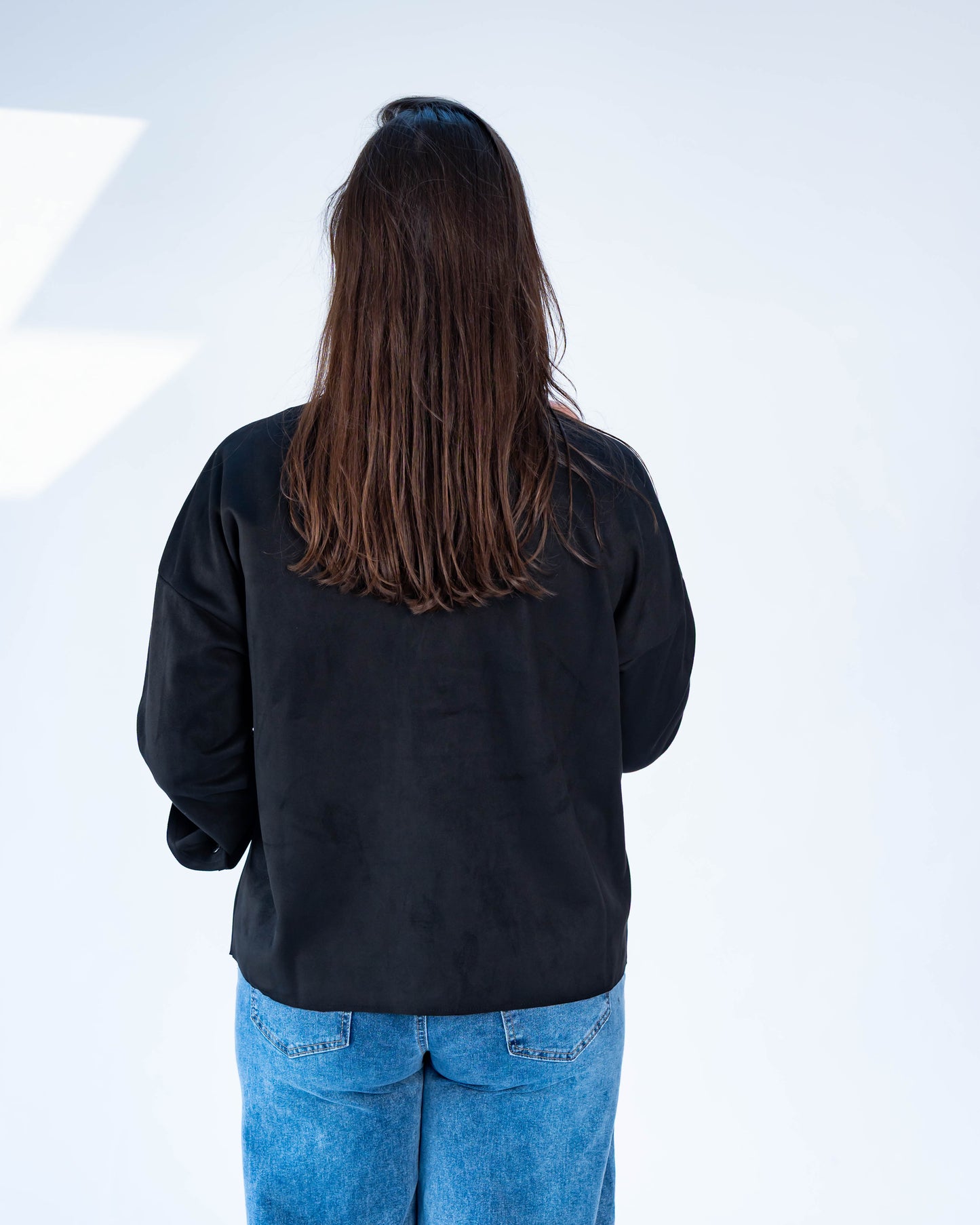 Chaqueta Gamuza Loreto Negro