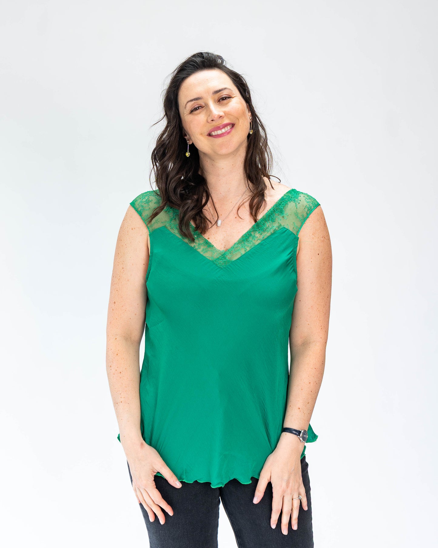 Lencero Encaje Angelina Verde