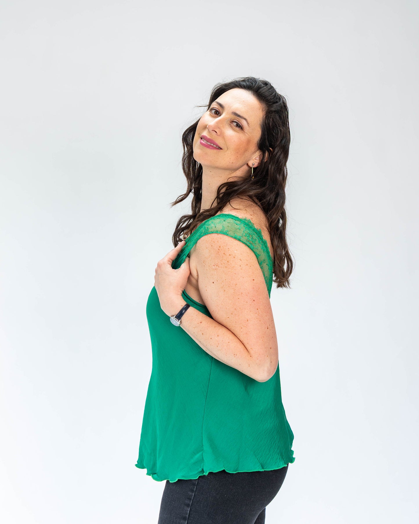 Lencero Encaje Angelina Verde