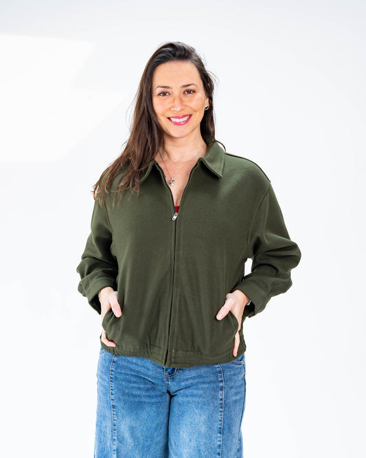 Chaqueta Paño Brenda Verde