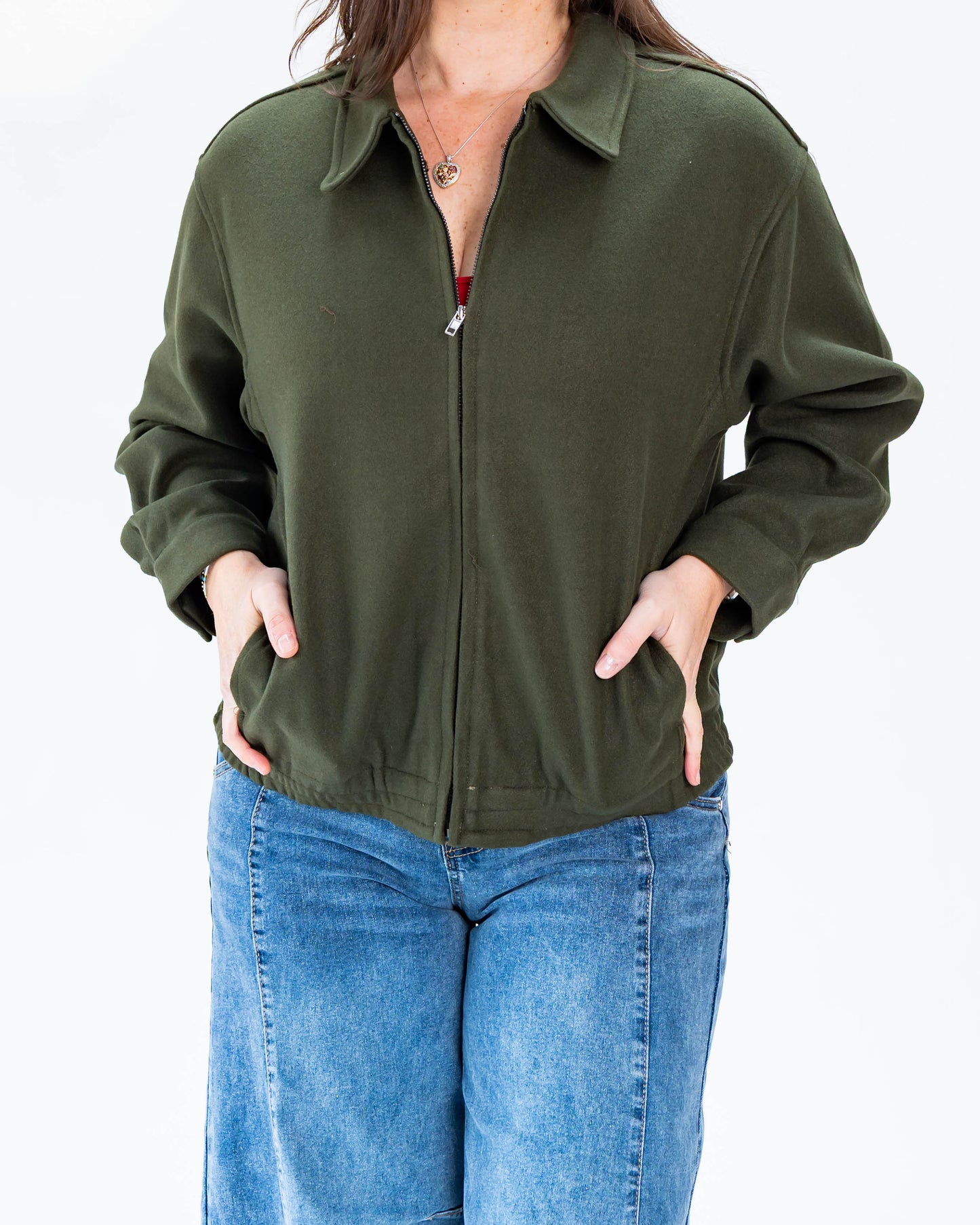 Chaqueta Paño Brenda Verde