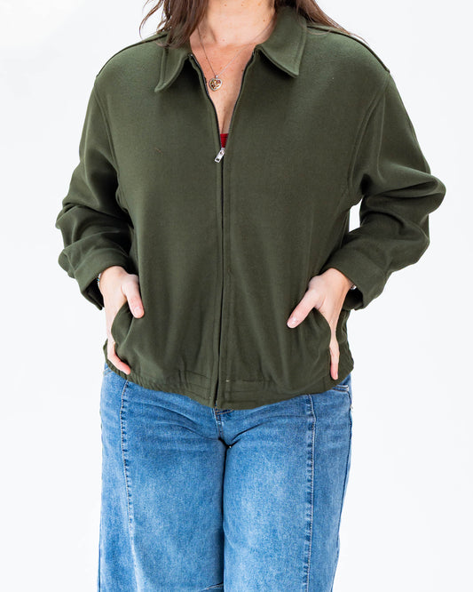 Chaqueta Paño Brenda Verde