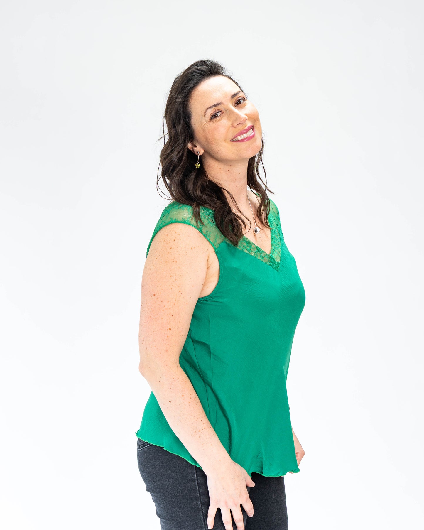 Lencero Encaje Angelina Verde