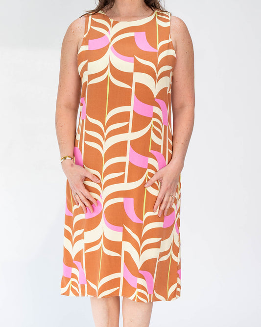 Vestido Brasileño Clarice Café