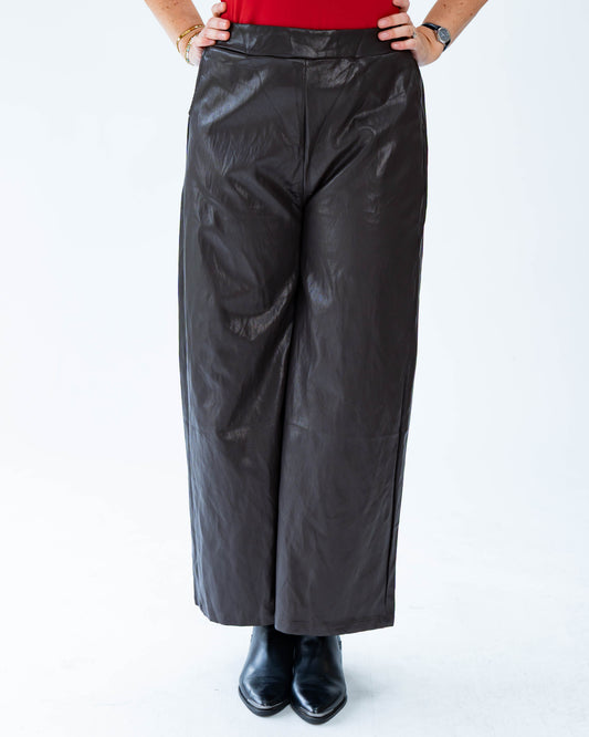Jeans Maximo Ecocuero Negro
