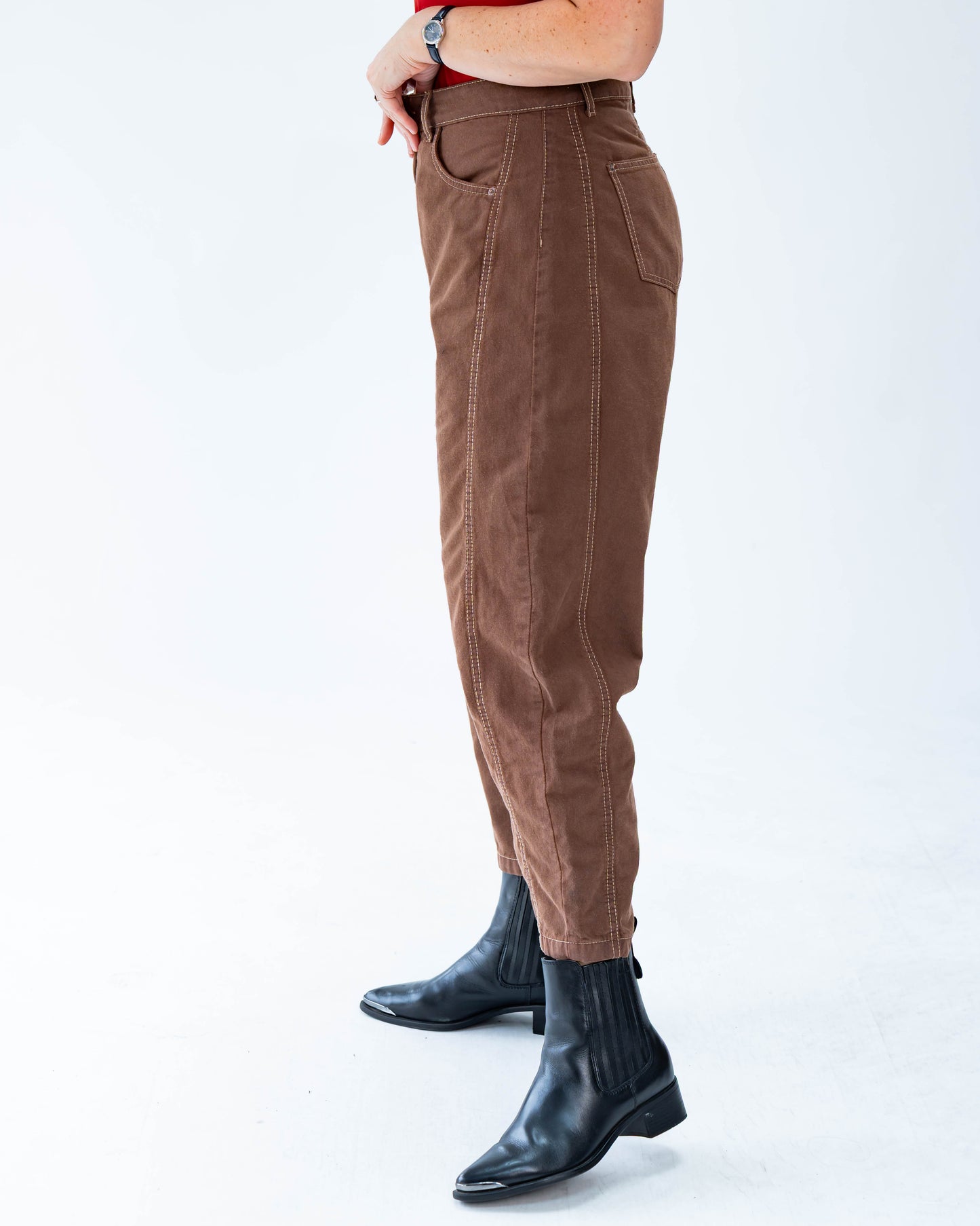 Jeans Baggy Alumco Café