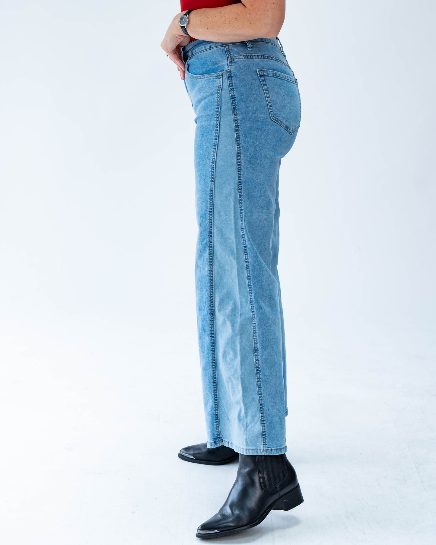 Jeans Clau Bicolor