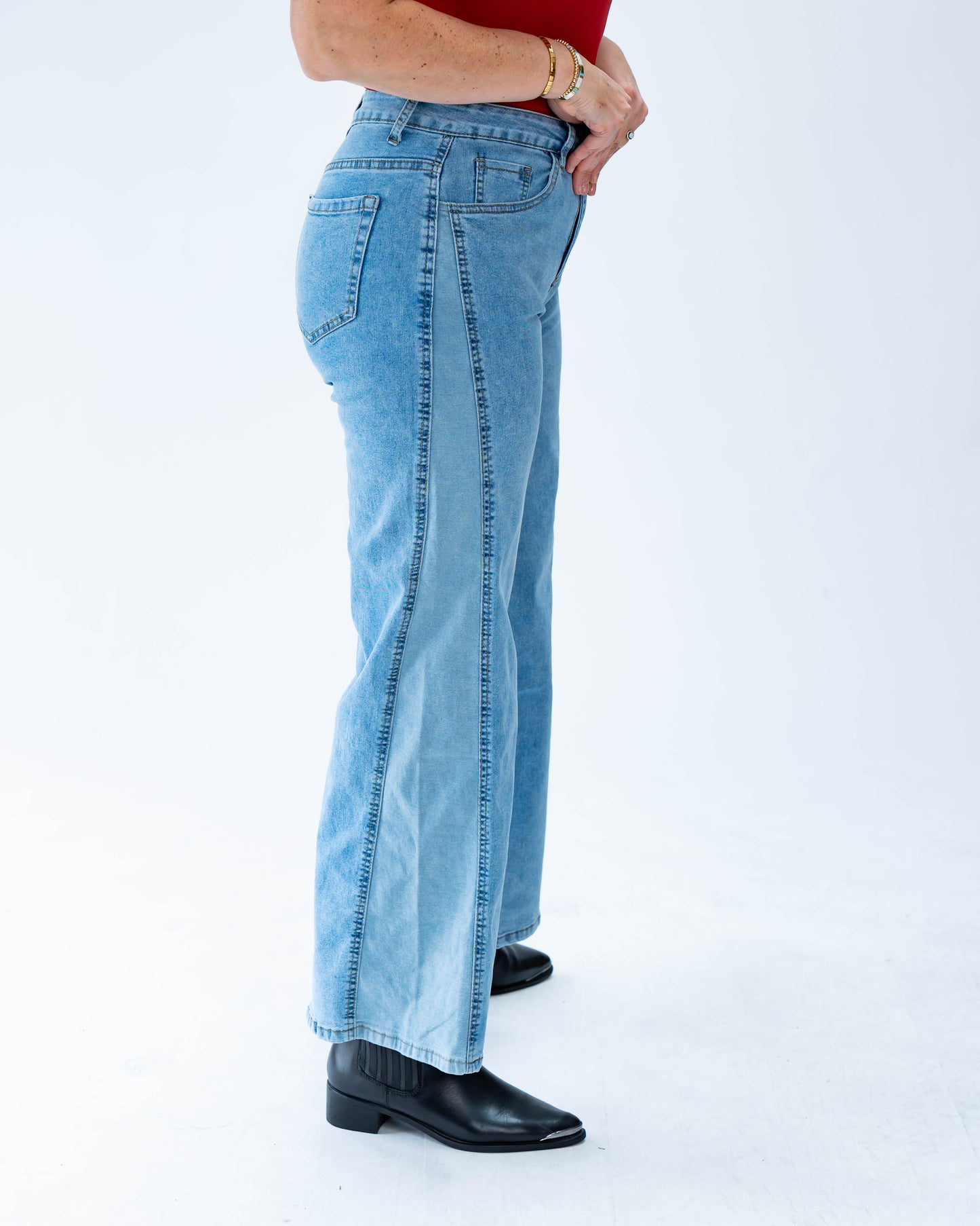 Jeans Clau Bicolor