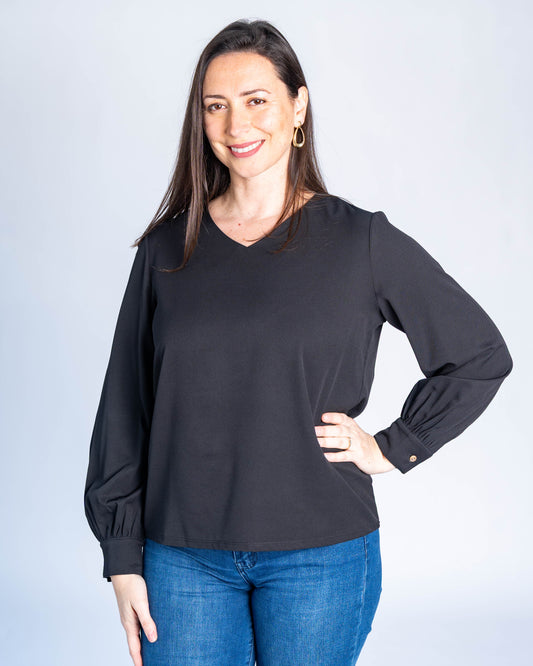 Blusa Pilar Negra