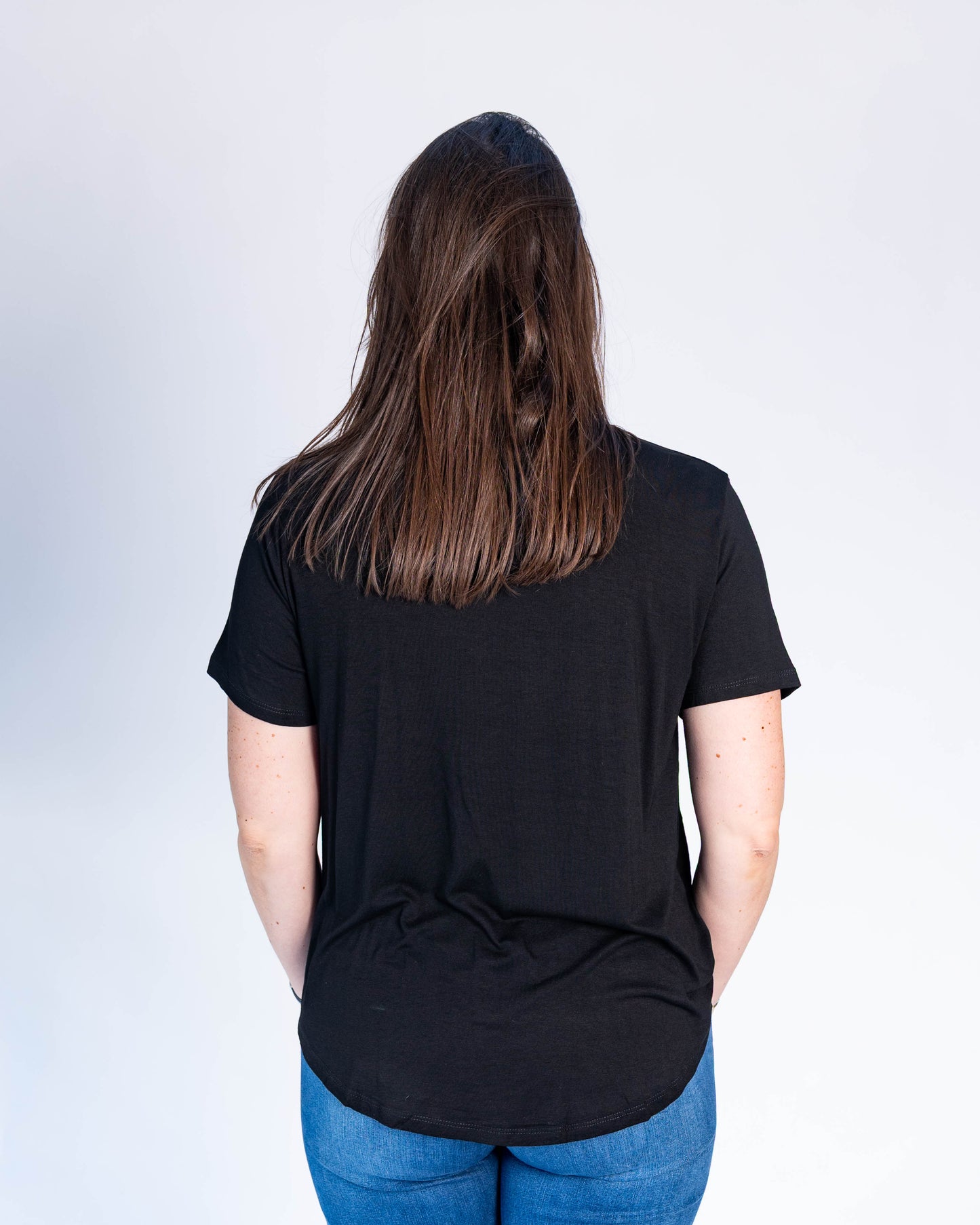 Polera Joy Plateada Negro