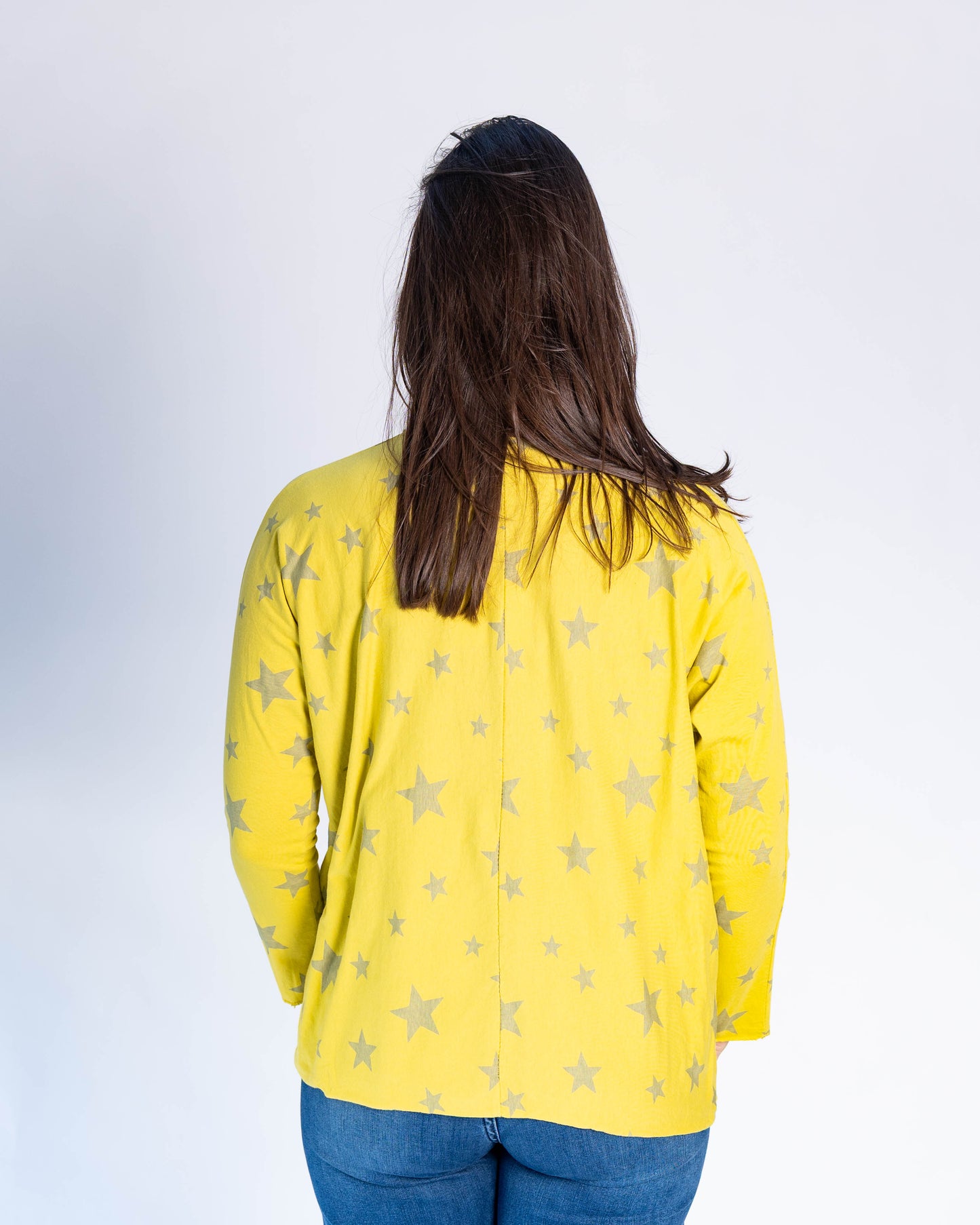 Polera Abigail Estrellas Amarilla