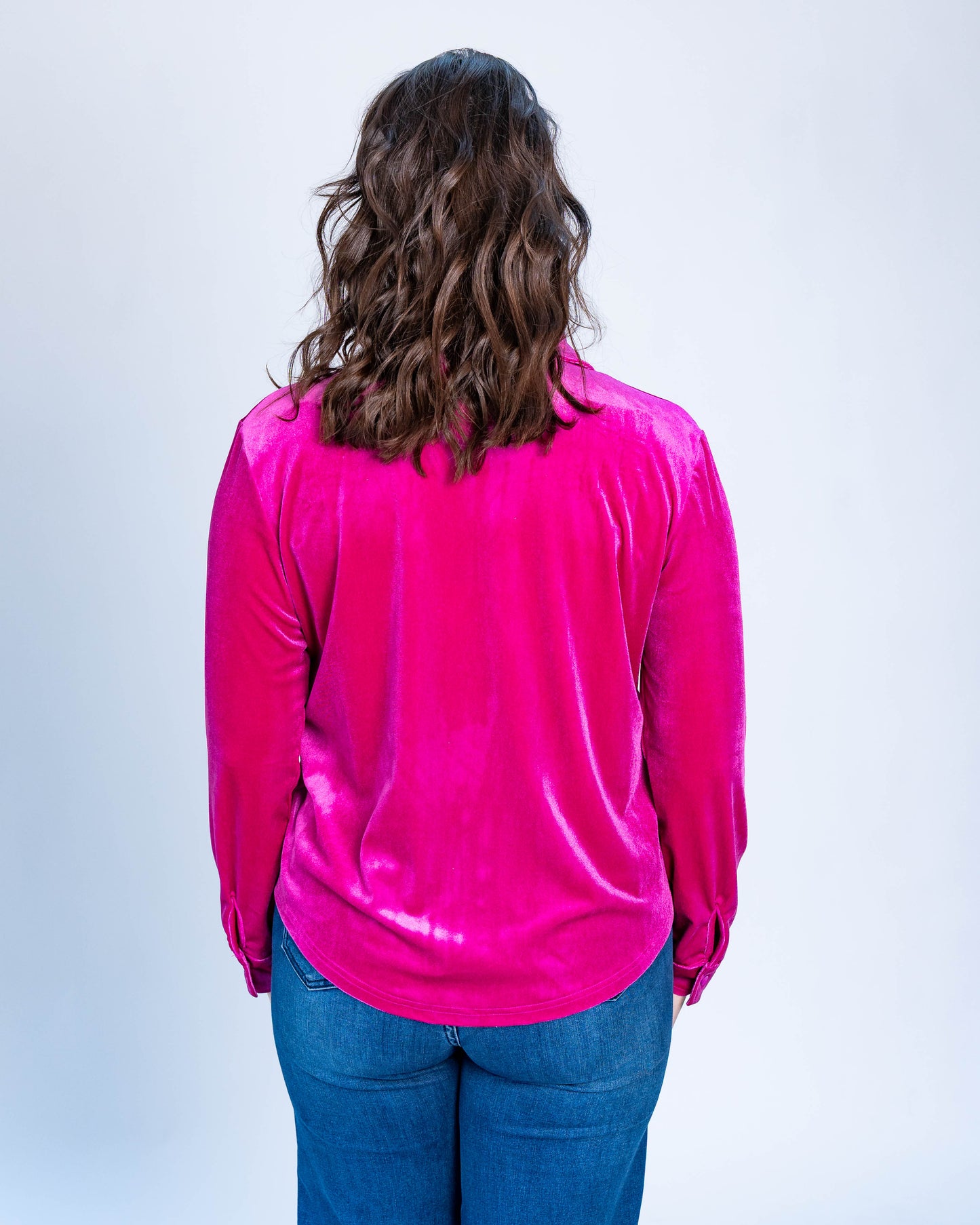 Blusa Velvet Fucsia