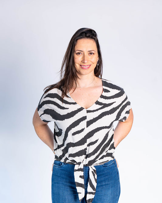 Blusa Italiana Cebra