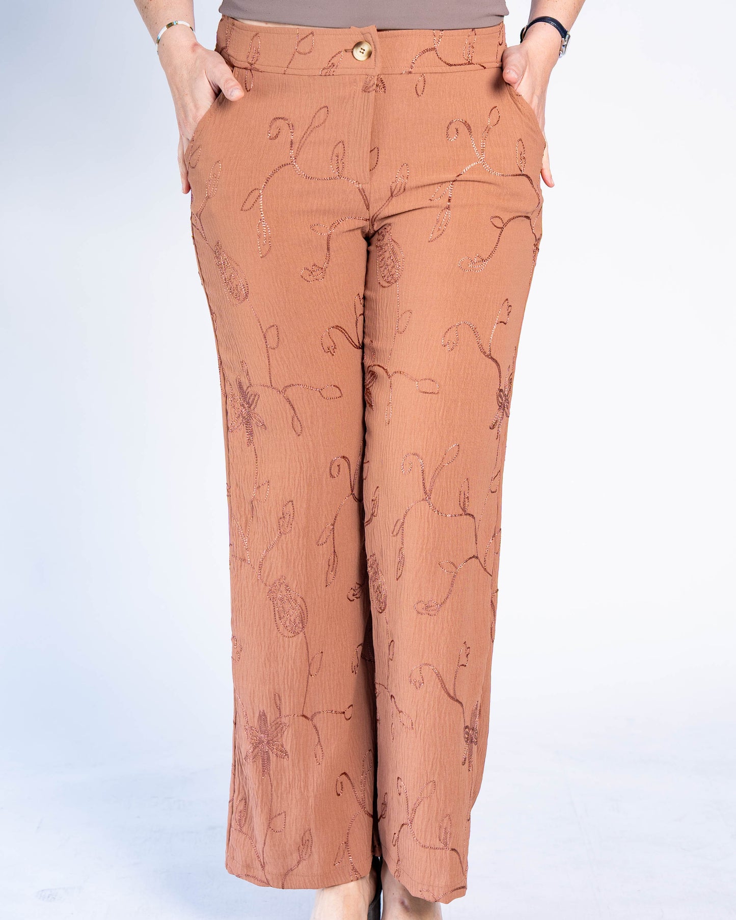 Pantalón Alejandro Flores Café