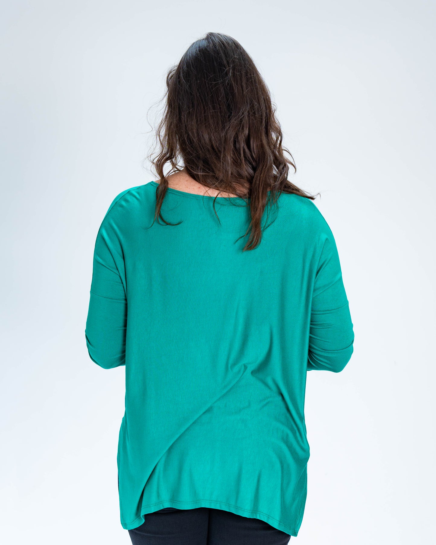 Polera Cony Manga Larga Verde