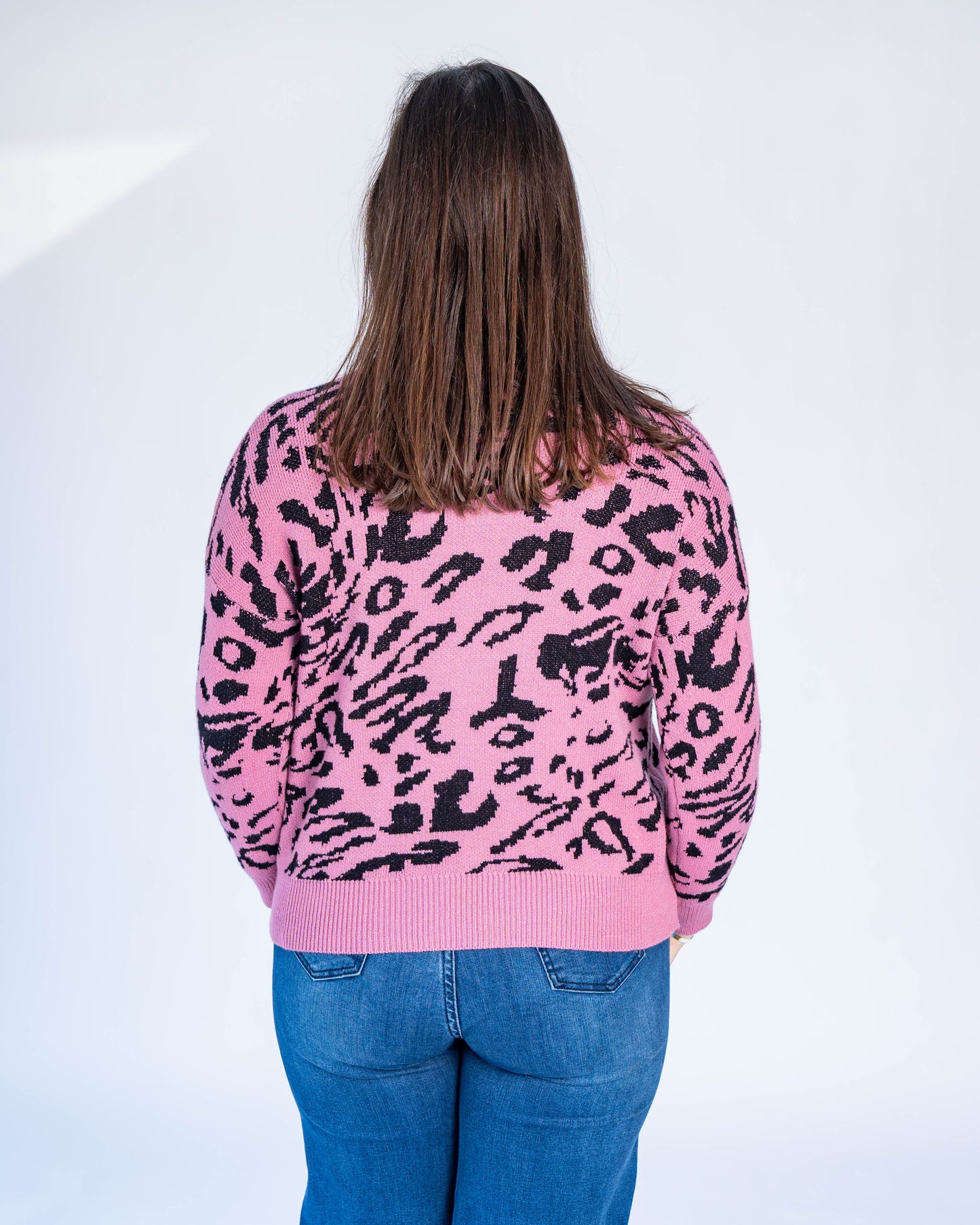 Sweater Print Cora Rosa