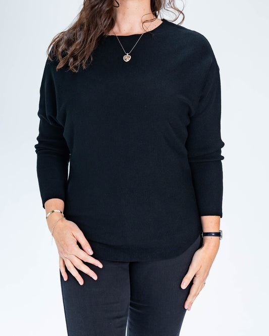 Sweater Liso Camille Negro