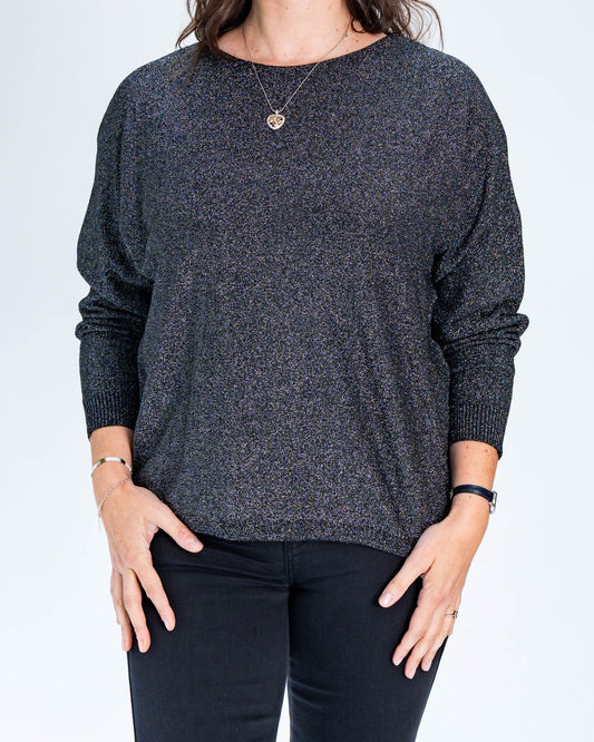 Sweater Caroline Lurex Negro