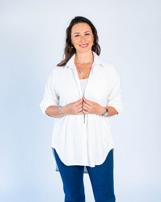 Sobrecamisa Alas Gold Blanco