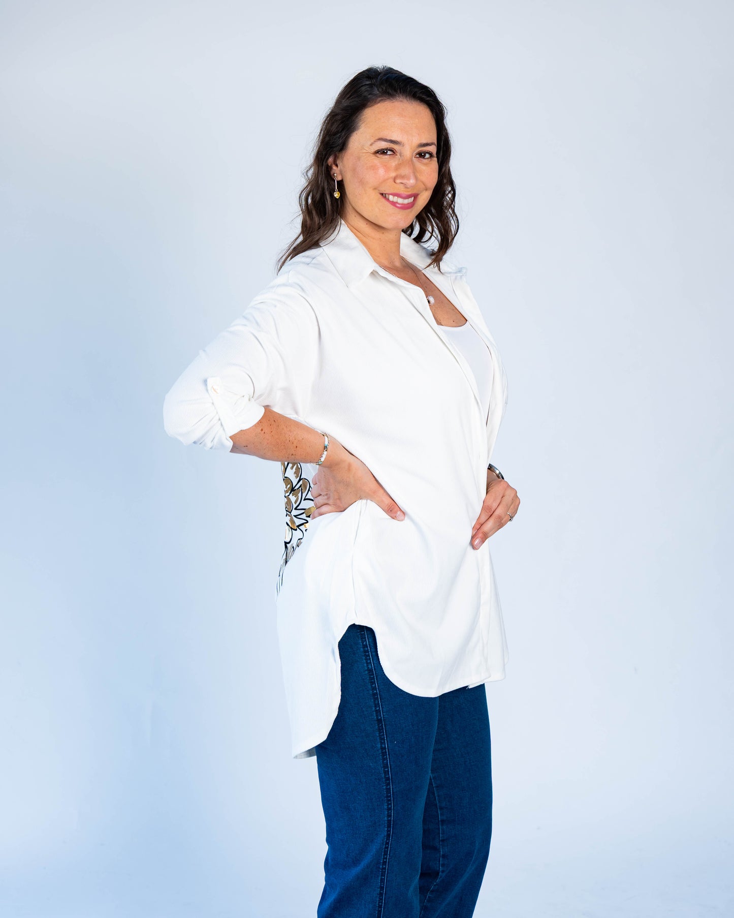 Sobrecamisa Alas Gold Blanco