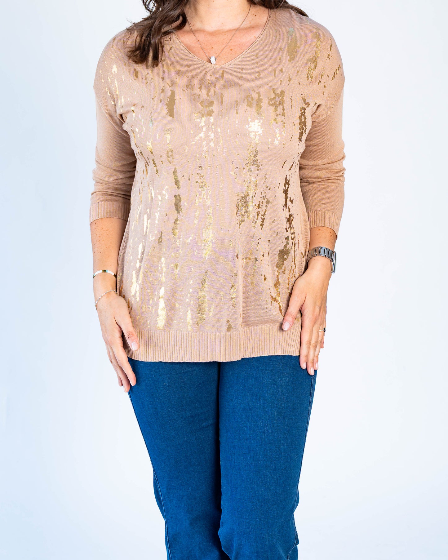 Sweater Anais Dorado Beige