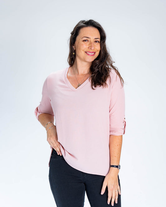 Blusa Lisa Melissa Palo Rosa