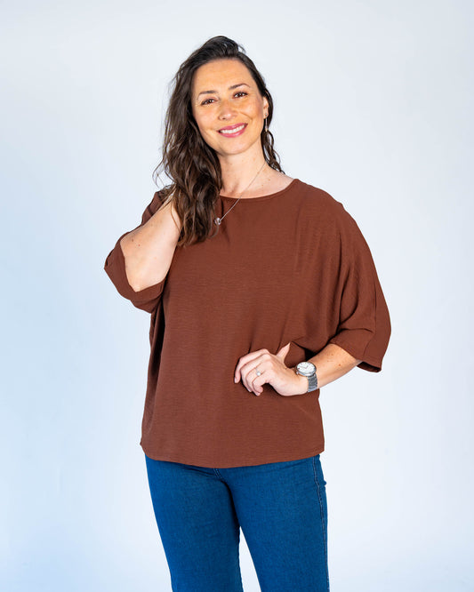 Blusa Lisa Toti Café