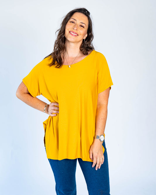 Polera Cony Mostaza