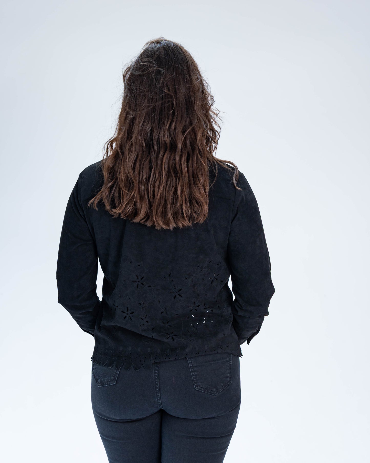 Chaqueta Mariane Gamuza Negro
