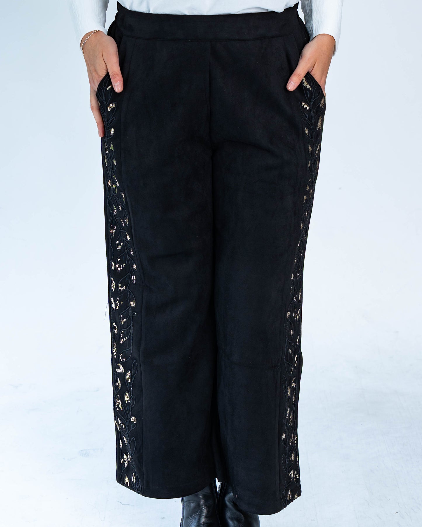 Pantalón Mimi Lentejuelas Negro