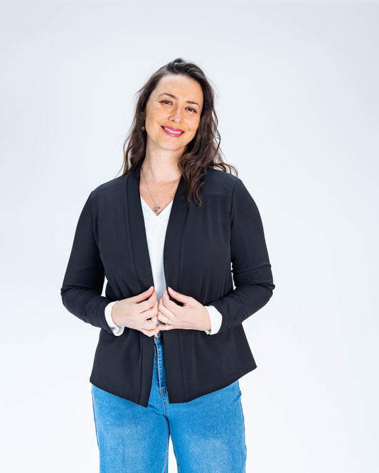 Chaqueta Manga Larga Antonella Negro