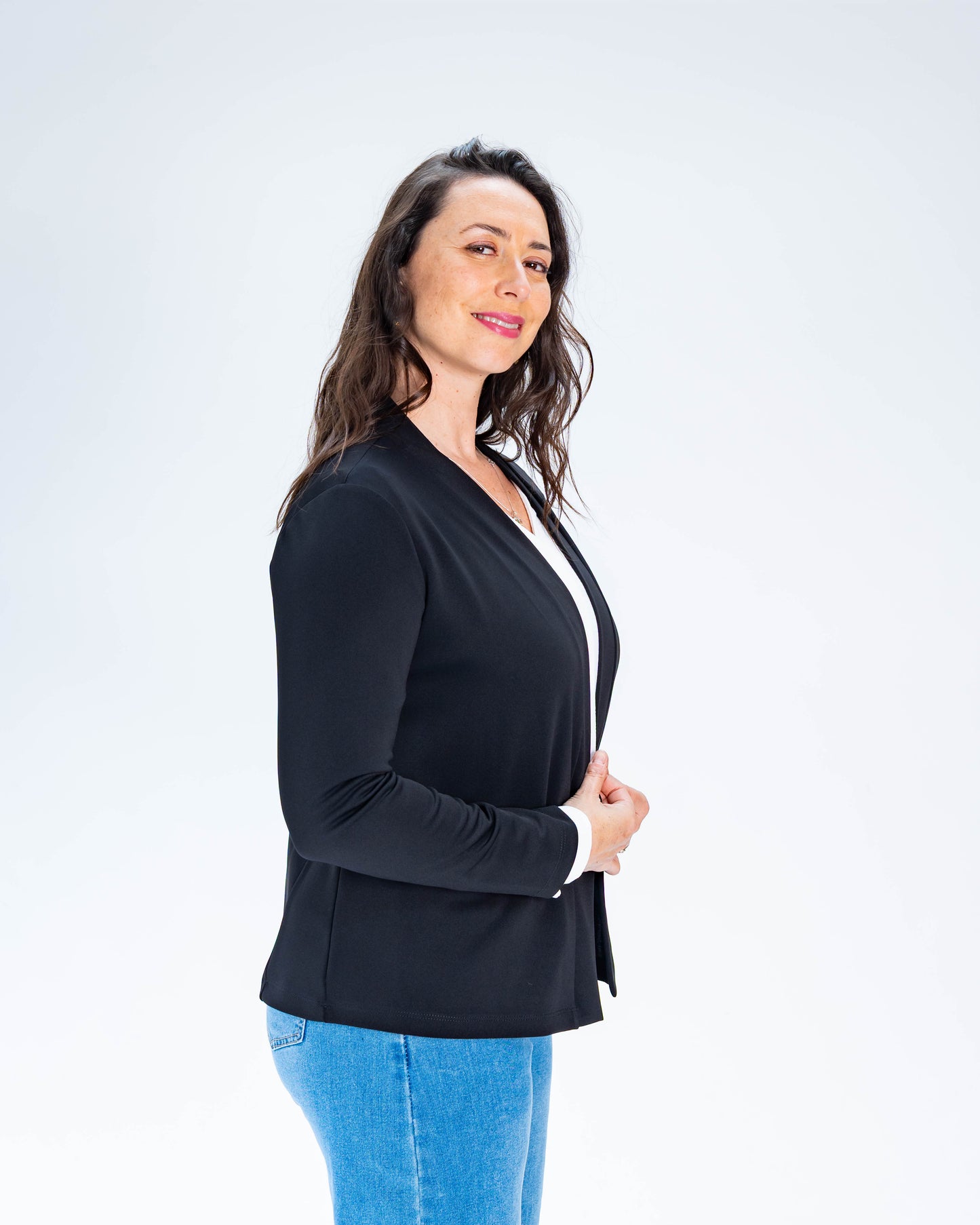 Chaqueta Manga Larga Antonella Negro