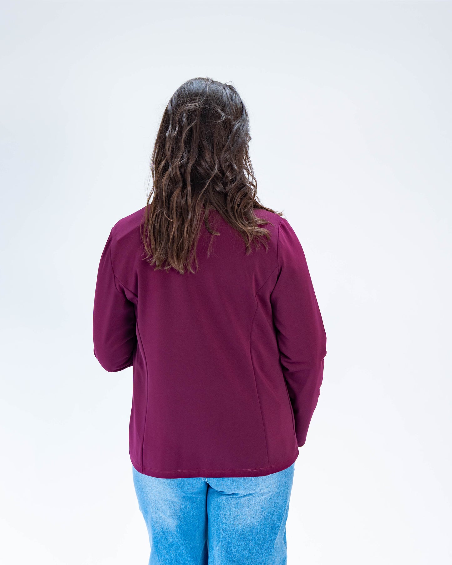 Chaqueta Antonella Manga Larga Merlot