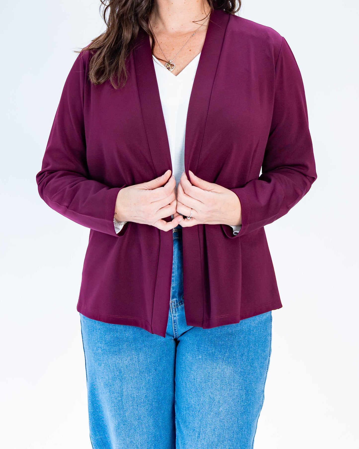 Chaqueta Antonella Manga Larga Merlot