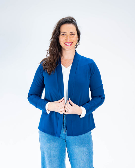 Chaqueta Manga Larga Antonella Azul