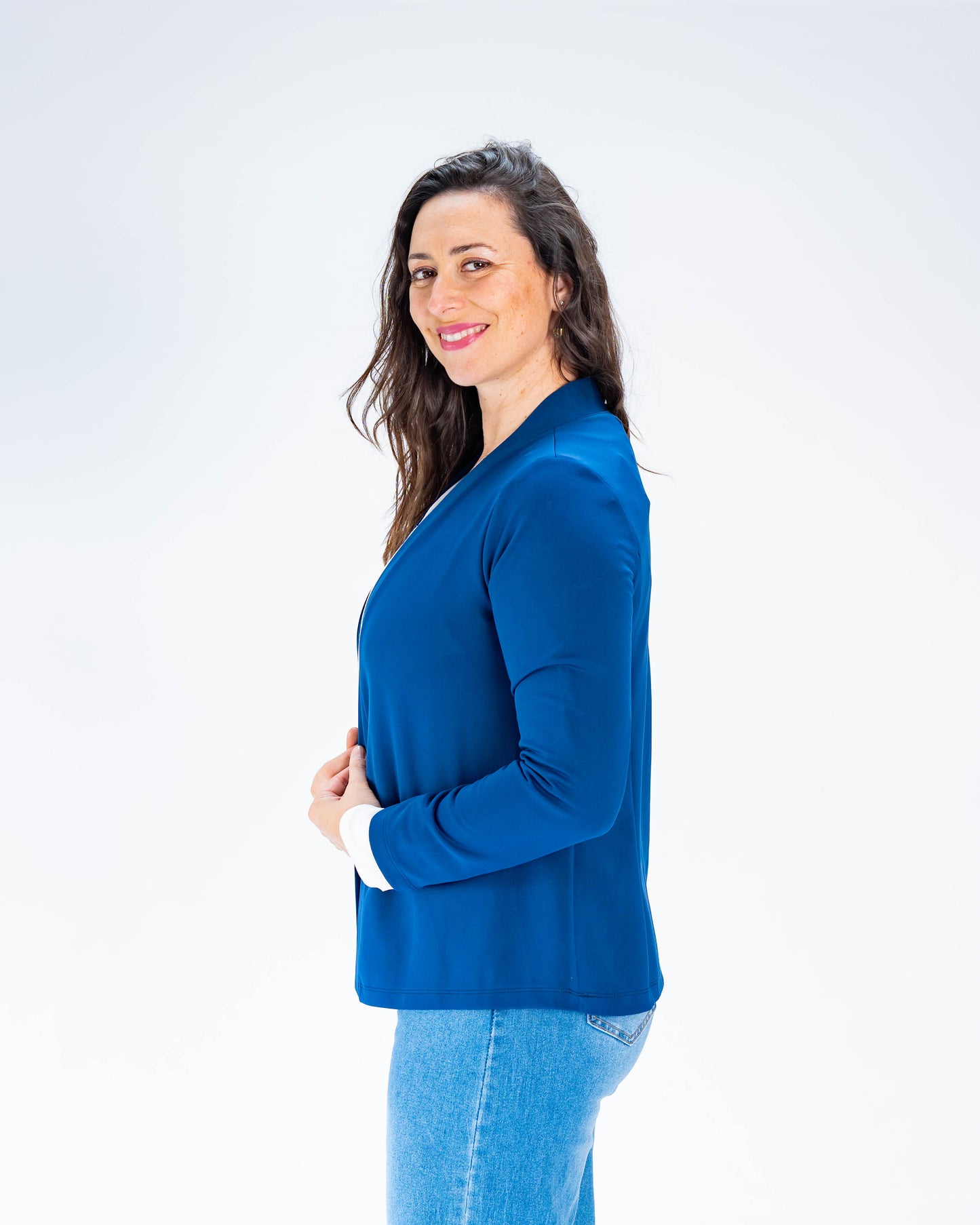 Chaqueta Manga Larga Antonella Azul