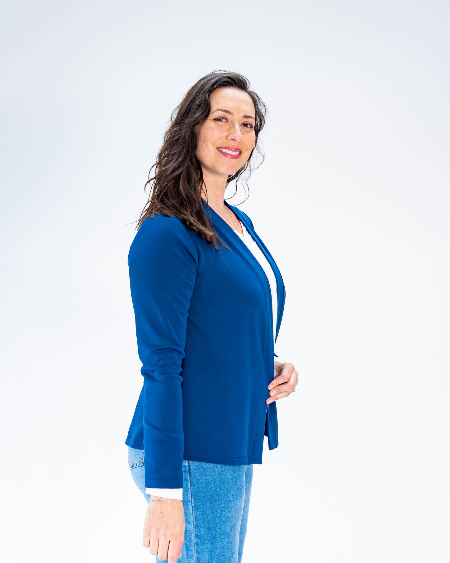 Chaqueta Manga Larga Antonella Azul